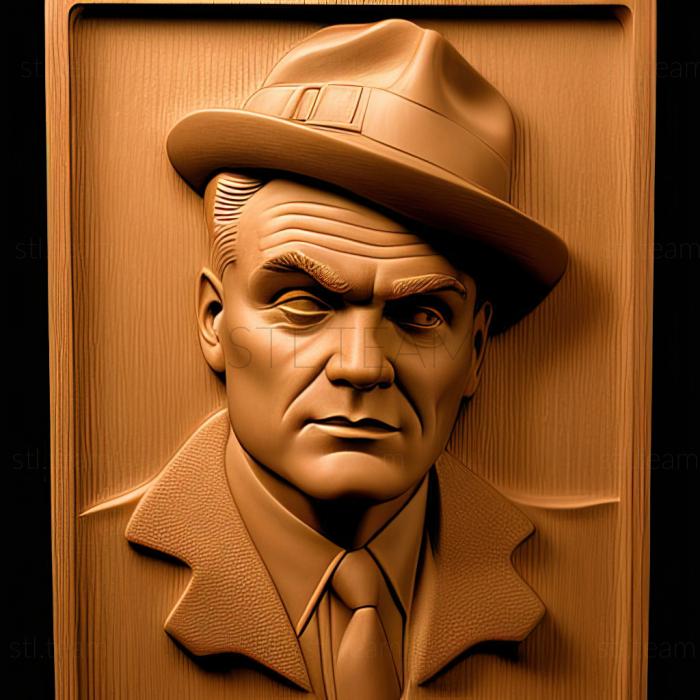 3D модель Том Пауерс, громадський ворог, Джеймс Кегні (STL)